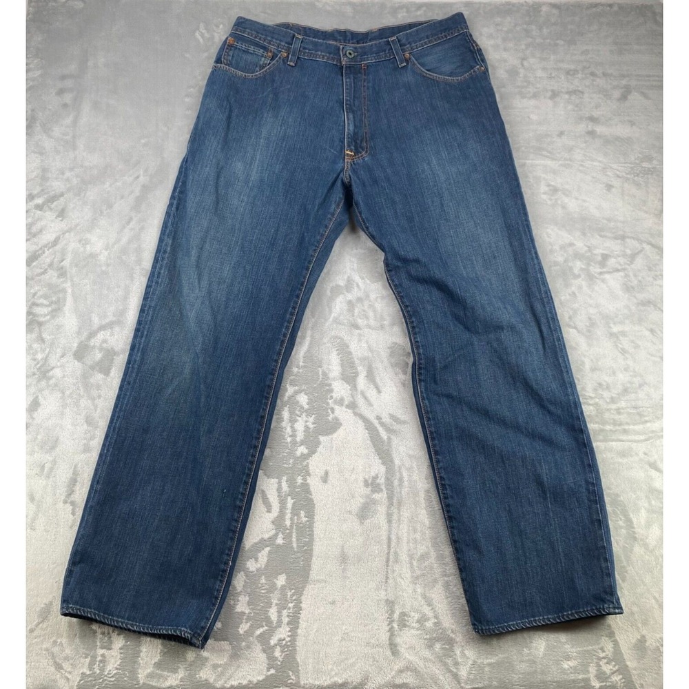 VINTAGE Polo Ralph Lauren Jeans Mens 36x34 Brixton Loose‎ Relaxed Straight Denim